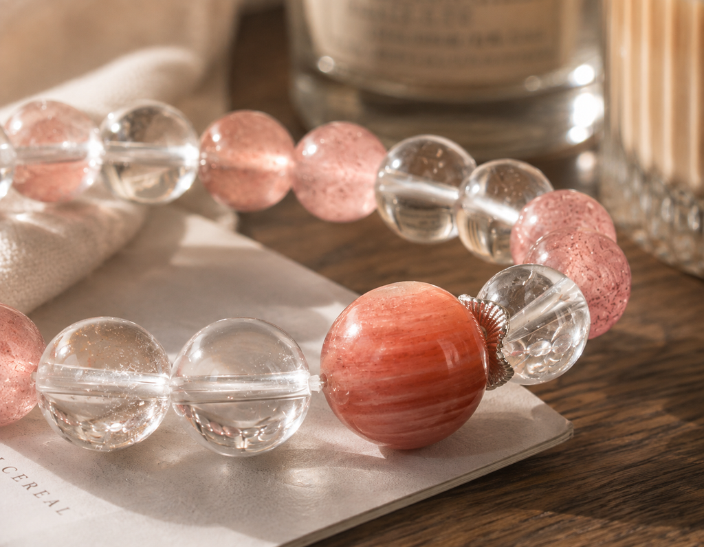 [Exclusive Design] "Berry Dew" Healing Crystal Bracelet