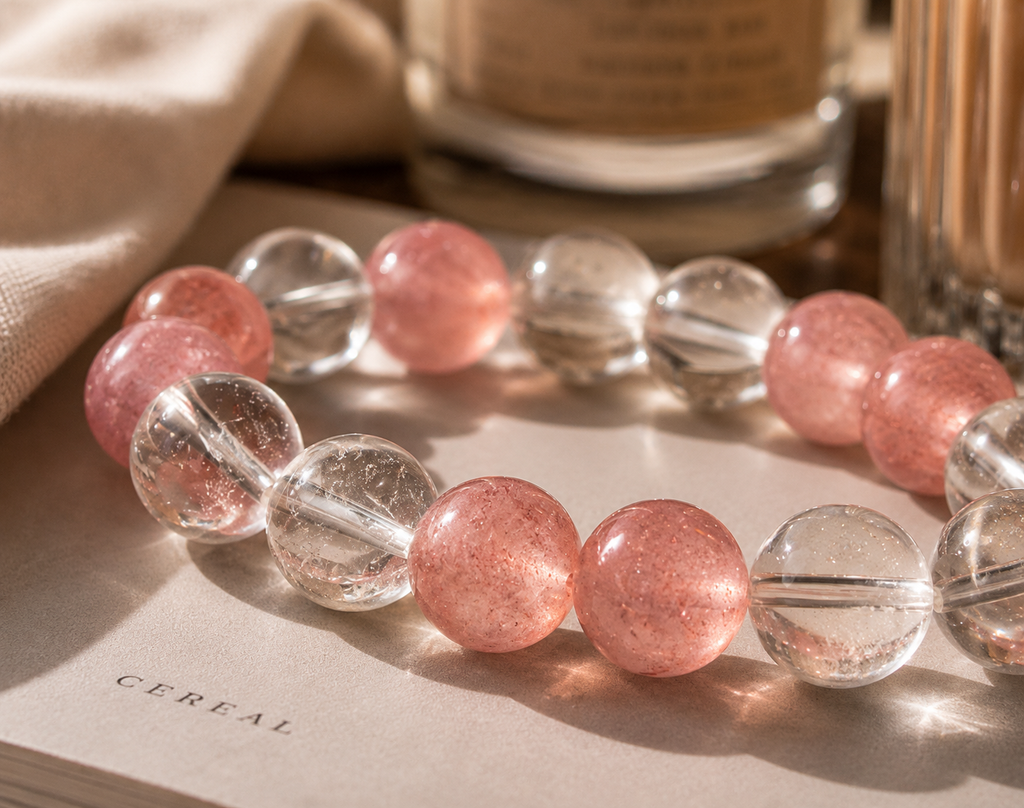 [Exclusive Design] "Berry Dew" Healing Crystal Bracelet