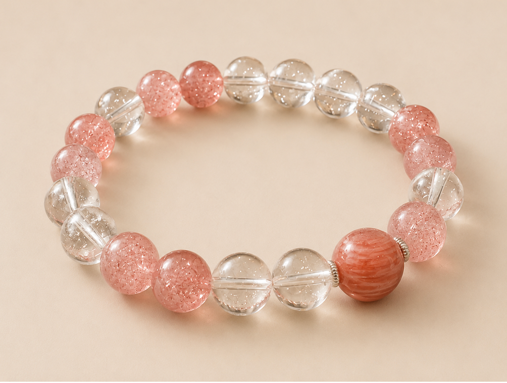 [Exclusive Design] "Berry Dew" Healing Crystal Bracelet