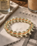 Ice-Clear Citrine Healing Crystal Bracelet | Merchant’s Stone for Abundance & Confidence