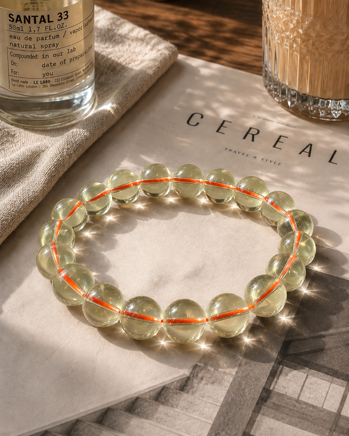 Ice-Clear Citrine Healing Crystal Bracelet | Merchant’s Stone for Abundance & Confidence