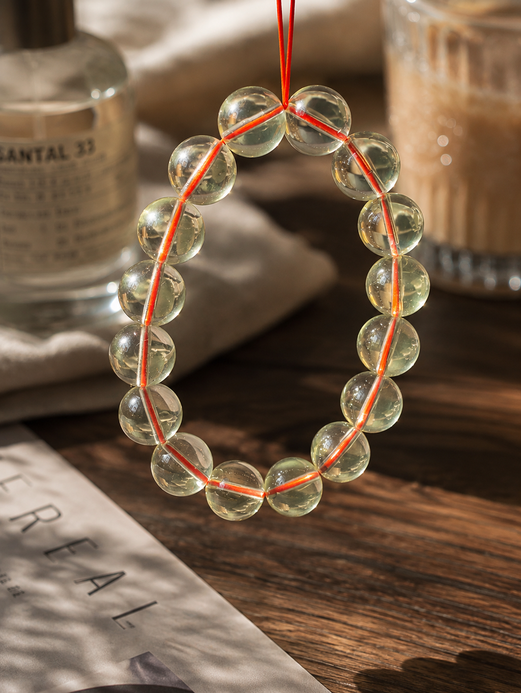 Ice-Clear Citrine Healing Crystal Bracelet | Merchant’s Stone for Abundance & Confidence